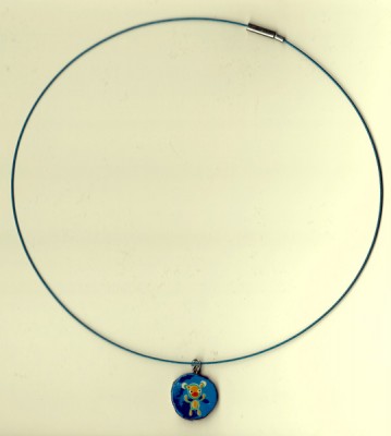 necklace acrylic:wood