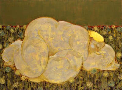 dandelion fluff &amp;nbsp;&amp;nbsp;&amp;nbsp;&amp;nbsp;&amp;nbsp; 90X120cm&amp;nbsp;oil:canvas&amp;nbsp;2003